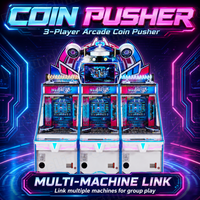 Machine de jeu pousse-pièces directe usine, produit pour parcs d'attractions, centres de jeux et attractions rapides, machine d'arcade en fer