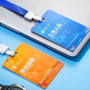 Tùy chỉnh in ấn nhựa PVC Tên tag nhập thẻ nhựa tổ chức sự kiện huy hiệu PVC triển lãm thẻ ID - Product Image 3