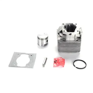 Gasoline Drill Cylinder Piston Kit Group 48Mm Fit Chinese 1E48F 48F 63Cc 2Stroke Engine Motor Earth Auger Power Drills Parts