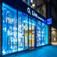 Écran LED transparent pour mur vidéo P7.81, location d'écran LED pour fond de scène, léger et installation rapide