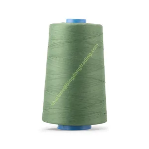 Plastic Cone Machine 40/3 Spun Polyester Sewing+thread High Tenacity Length Customized a Coudre Bleaching White Black 500g Dyed