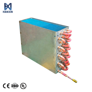 Condensador de Aletas Hidrofílicas de Tubo de Cobre para Refrigeración Comercial de Alta Eficiencia HANXIN, Intercambiador de Calor Pequeño de Ahorro Energético - Product Image 1