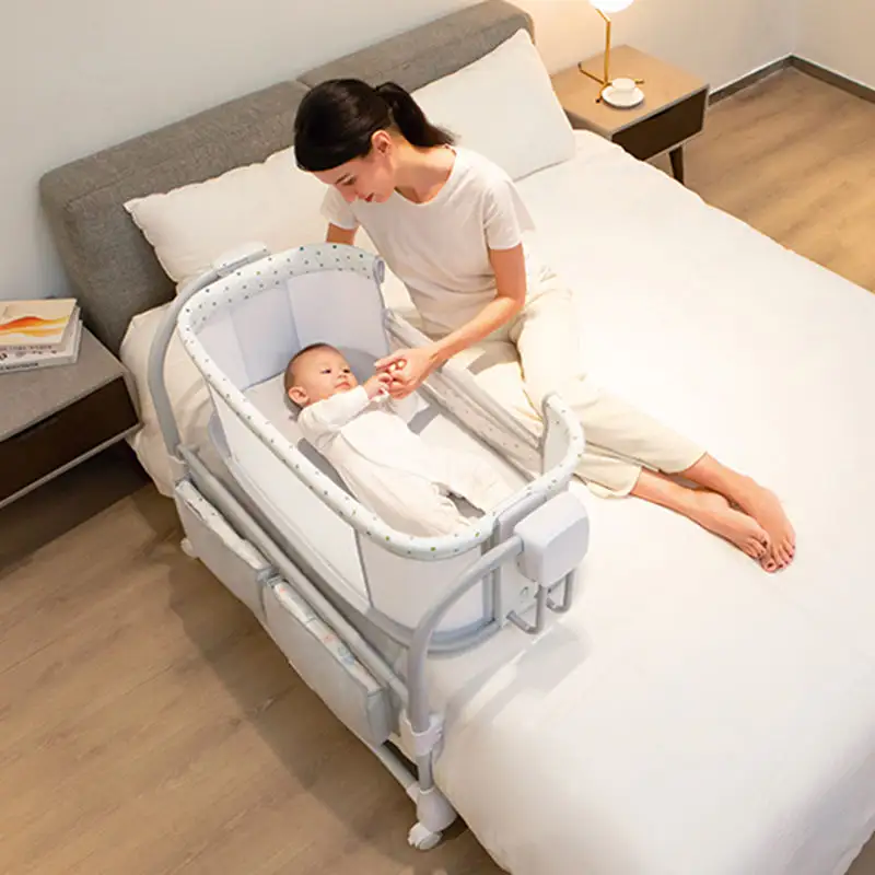 סגנונות מכירה חמה במפעל סין תינוק נע מיטת מיטת מיטת תינוק כיס מיטת תינוק ליד המיטה
