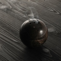 Diffuseur d'arômes en travertin naturel brun Maxery brûleur d'encens sphérique vaporisateur rond en pierre naturelle décor à la maison accès aux meubles