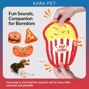 <span class=keywords><strong>Juguete</strong></span> para Perros Gourmet Paradise, Resistente a Mordidas, para la Dentición, Autoentretenimiento, Alivio del Aburrimiento, Simulación de Sonido, Hamburguesa - Product Image 2