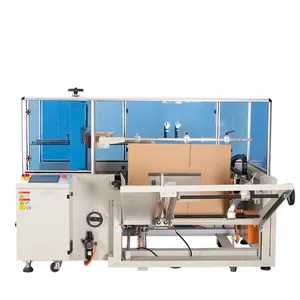 Fully Automatic High Speed Side Load Corrugated Carton Box Packing Case Erectors Machine