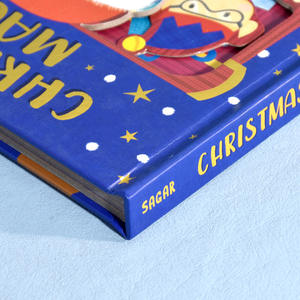 <span class=keywords><strong>Livre</strong></span> pour bébé personnalisé sur le thème de Noël, livres cartonnés 3D à effet <span class=keywords><strong>pop</strong></span>-<span class=keywords><strong>up</strong></span>, conception de scènes, impression de livres interactifs pour enfants OEM - Product Image 5