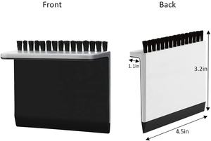 Lot de 3 : Nettoyeur de cuisine multifonctionnel avec <span class=keywords><strong>raclette</strong></span> et brosse pour comptoir, accessoires de cuisine - Product Image 2