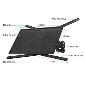<span class=keywords><strong>Routeur</strong></span> solaire portable robuste avec panneau photovoltaïque intégré, prend en charge la carte SIM 4G et une batterie interne longue durée - Product Image 4