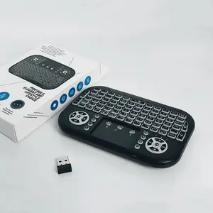 A8 2.4G Wireless And BT Dual Mode Smart MINI Keyboard Air Fly Mouse Android TV Box Using Remote Control Backlit Mini Keyboard