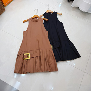 Short Dresses - Short Brown Dresses - Vintage Style