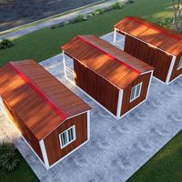 Casa Contenedor de Acero Prefabricada, Impermeable, de Construcción Rápida, para Vivienda Temporal o Uso Vacacional