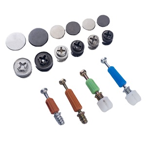 Vis, écrous et boulons de raccordement trois-en-un pour meubles, vis de connexion pour armoires, accessoires de raccordement pour meubles - Product Image 1