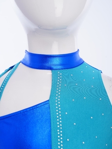 Top Metálico Corto para Niñas de 6 a 16 Años, para Salsa Moderna, Gimnasia, Danza, Práctica, Actuación, Competencia, Ropa de Danza en Línea - Product Image 5