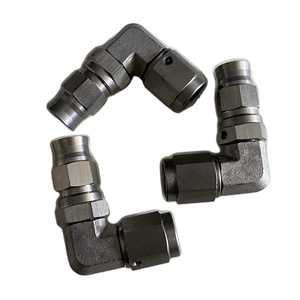 Giá tốt nhất sửa đổi xe phụ kiện không gỉ 90 độ S.S.Hose kết thúc Bộ chuyển đổi một phù hợp - Product Image 1