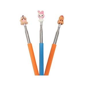 Bâton de lecture télescopique de dessin animé, pointeur rétractable pour enfants, aide pédagogique scolaire, 3-6 ans, unisexe, matériau PVC - Product Image 1