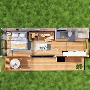 Maison pliable préfabriquée moderne et portable, conteneur maritime, maison modulaire personnalisée, hôtel, bureau pour <span class=keywords><strong>camping</strong></span>, station balnéaire - Product Image 6