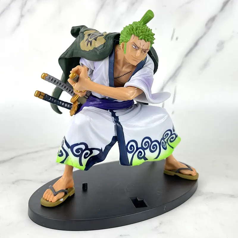 Japanese anime one piece Roronoa Zoro figurine Combat ver. Pvc Action Model Collection Cool Stunt Figure Toy