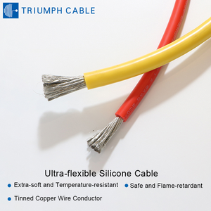 UL10271 1000V PVC絶縁電線 バッテリーエネルギーシステム用 4/0AWG 2/0AWG 銅製 エネルギー貯蔵 高電圧電線 - Product Image 4