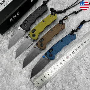 Couteau pliant portable BM290 durable à pointe de lance pour la survie, le camping, la randonnée quotidienne et l'EDC, M4 OEM DIY - Product Image 1
