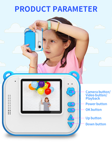Çocuklar anında fotoğraf kağıdı çocuk baskı MicroSD termal yazıcı ile anında kamera çocuk dijital kamera kız çocuk oyuncağı çocuk kamera - Product Image 4