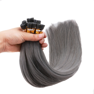 All'ingrosso cheratina italiana Prebonded Flat/I/V/U punta extension per capelli a doppio disegno Itip capelli umani extension - Product Image 5