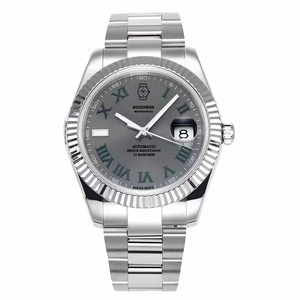 Montre de plongée mécanique de haute qualité personnalisée en acier inoxydable 904L, boîtier en saphir, mouvement 3235, automatique de luxe, résistante à l'eau 100 m - Product Image 3