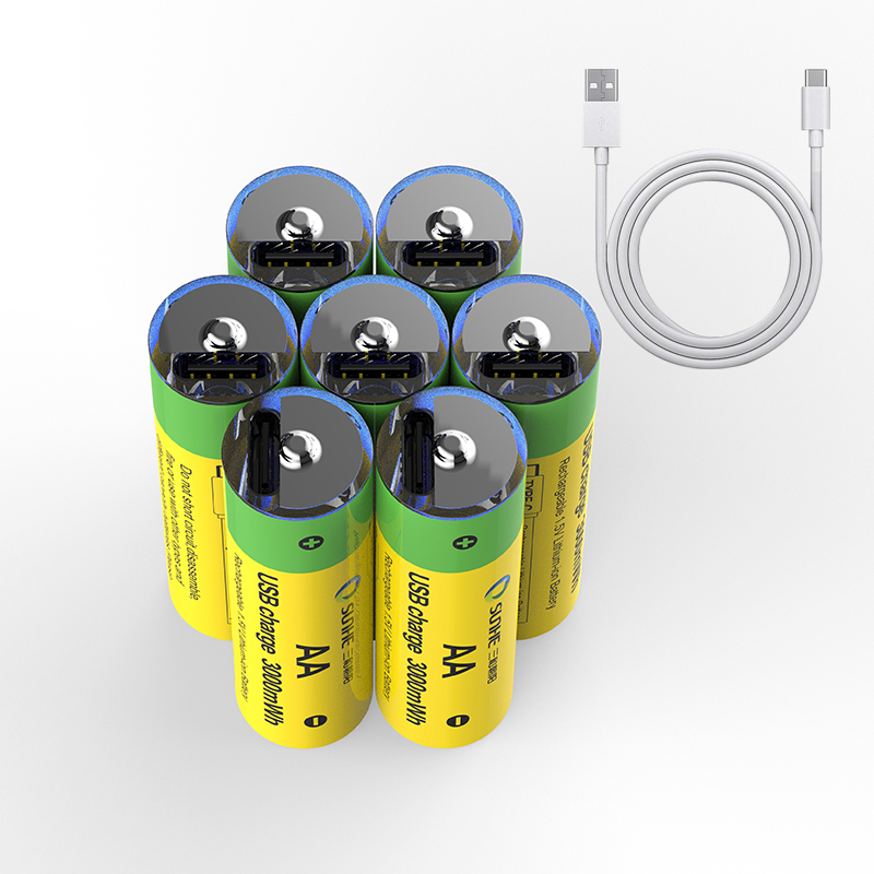 Aa Aaa 2000mah 1,5 v Цифровые батареи высокой емкости мобильный большой энергосберегающий аккумулятор