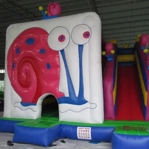 Novo design bouncer Slide Combo inflável pulando cama saltando castelos infláveis slide de água jogos