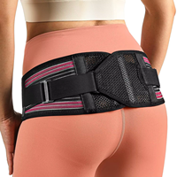 Ceinture de soutien pelvien et de hanche réglable, respirante et antidérapante, ergonomique, à pression fixe, pour la récupération post-partum, en nylon, enveloppante