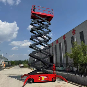 Elevador de tijera Manual para exteriores de 8m, silla de ruedas, todo terreno <span class=keywords><strong>AWP</strong></span> para granja agrícola, elevador de tijeras compacto fangoso - Product Image 6