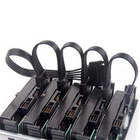 Stok Kustom Pabrik Tersedia SATA 15P dengan Kait Ke Kabel Daya 4Pin untuk Komputer