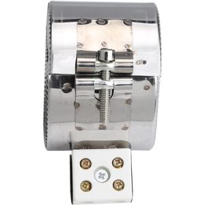 GJWBAKS 800-Degree <b>Temperature</b> Resistant Ceramic Band Heater Stainless Steel Element 60x60mm 700W <b>Temperature</b> <b>Controller</b> - Product Image 1