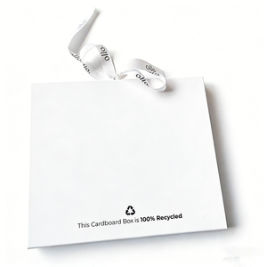Caja de Cartón Plegable Blanca de Lujo con Logotipo Personalizado, Cajas de Regalo para Ropa, Caja Magnética con Lazo de Cinta - Product Image 6