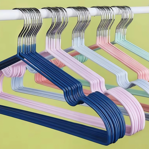 Lot de 10 cintres en métal en plastique trempé épaissi amélioré, antidérapants, sans trace, pour le séchage des vêtements, pour garde-robe, <span class=keywords><strong>magasin</strong></span> de vêtements - Product Image 6
