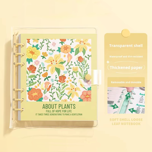 Bán buôn tùy chỉnh Tạp Chí trường PVC Bìa lá lỏng lẻo máy tính xách tay cho sinh viên - Product Image 5