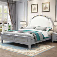 Muebles de Dormitorio, Cama King Size de Madera Sólida, Moderna, Extensible, Ajustable en Altura, con Almacenamiento - Precio de Mayoreo Económico