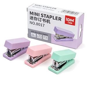Agrafeuse manuelle standard en métal et plastique, petite agrafeuse de bureau portable pour reliure de papier droite et précise, fournitures de bureau - Product Image 4
