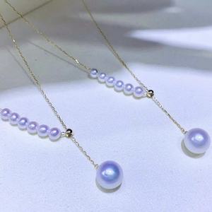 สร้อยคอเงินแท้ S925 ดีไซน์หรูหรา ประดับมุกน้ำจืด รุ่นใหม่ ฮูลู ฟูลู - Product Image 3