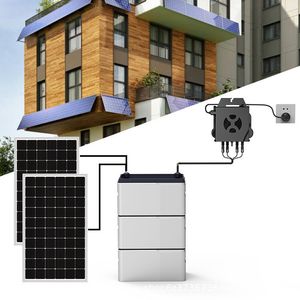 Xách tay 3300 Wát lai năng lượng mặt trời Máy phát điện với im lặng off-lưới hệ thống 3.3kW năng lượng lưu trữ pin Lithium Ion hoàn chỉnh thiết lập sử dụng nhà - Product Image 2