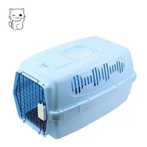 Gabbie per animali domestici di piccole dimensioni per gatti/cani/conigli/uccelli all'ingrosso in vendita scatola per aviazione portatile per animali domestici