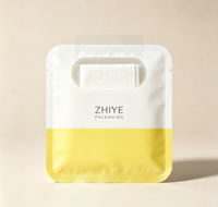 Sacs d'emballage recyclables personnalisés à trois soudures latérales en BOPP/VMPET/PE laminé thermoscellable pour aliments, bonbons et biscuits avec encoche de déchirement
