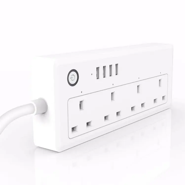 OEM Smart Power Strip Wifi  Homekit Tuya Wifi Smart Power Strip Outlet Home BOX SLS Smart Plug WPS
