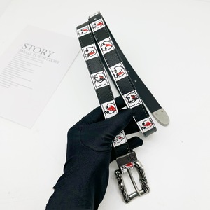 Yonger Factory Erd giovane <span class=keywords><strong>donna</strong></span> <span class=keywords><strong>cintura</strong></span> in pelle nera sanguina naso divertente cinghia Meme <span class=keywords><strong>cintura</strong></span> - Product Image 3
