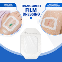 Pansement adhésif stérile respirant et imperméable en film PU transparent approuvé CE Ori-power pour fixation de cathéter IV