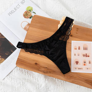 Tanga transparente de encaje sexy para mujer, bragas huecas de tentación, tanga ligera de cintura baja para mujer - Product Image 6