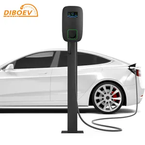 DIBOEV GB/T 22KW CHINA SUPPLIER WALL BOX 16A 3PHASE LEVEL 2 QUICK EV CHARGING STATION CAR CHARGER