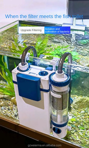 SUNSUN 3-in-1 Hang-on-back externe aquariumfilter, biofilter voor koi vijvers, visafvalverzamelaar, zuurstofproductie, golfmaker - Product Image 5