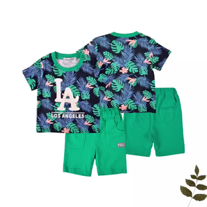 Set di 2 Pezzi in Cotone a Maniche Corte per Neonati e Bambini Piccoli, <span class=keywords><strong>Abbigliamento</strong></span> <span class=keywords><strong>Estivo</strong></span> per Neonati - Product Image 3