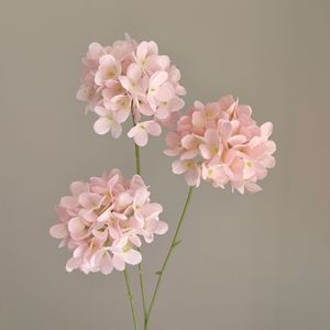 Plantas Artificiales de Hortensia de Tacto Real con 3 Cabezas para Decoración del Hogar, Navidad, Graduación, Halloween y Otras Ocasiones - Product Image 4